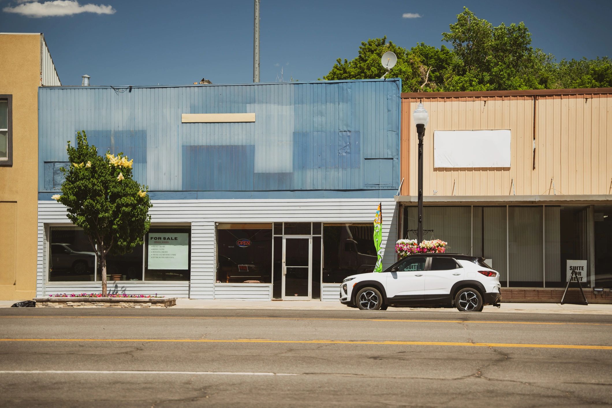 Butcher shop storefront exterior